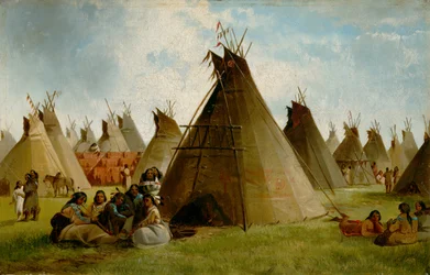 Prairie Indian Encampment